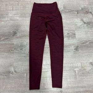 Beyond Yoga Dark Red Leggings